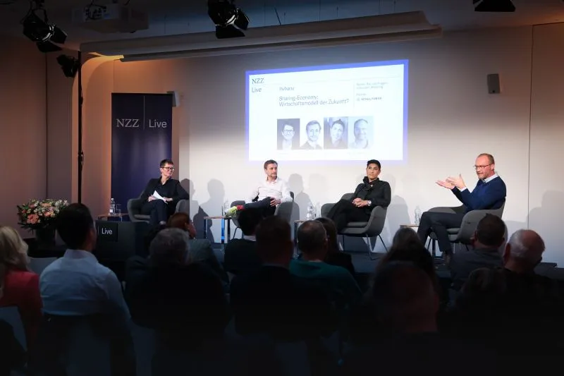 Sharely bei NZZ Live zum Thema Sharing-Economy