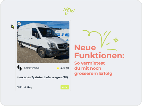 Neue Funktionen: So vermietest du mit noch grösserem Erfolg